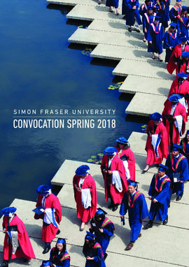 Simon Fraser University Convocation June 2018