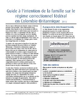 JHSLM-Family Guide to Federal Corrections in BC (French) 2013.pdf
