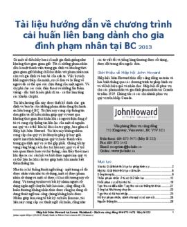 JHSLM-Family Guide to Federal Corrections in BC (Vietnamese) 2013.pdf