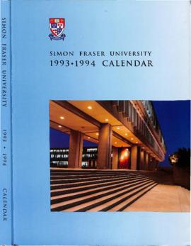 Simon Fraser University 1993-1994 Calendar