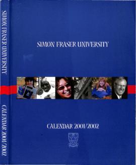 Simon Fraser University Calendar 2001/2002